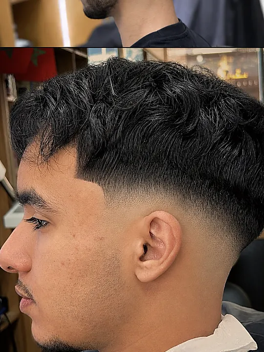 Coupe texturée sur le dessus avec dégradé, publiée sur Instagram